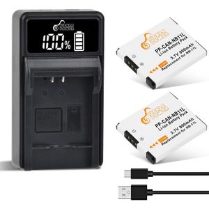 Pickle Power NB-11L NB-11LH Battery and Charger for Canon PowerShot ELPH 190 is, ELPH 180, ELPH 110 HS, A2300 is, A2400 is, A2500, A3400 is, SX400 SX410 SX420