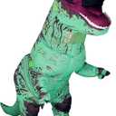 Halloween Inflatable Dinosaur Costume Adult Fancy Dinosaur Suit Blow up Trex Costume Full Body Dino Costume