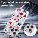 Beautiful Stars for iPhone 16 Pro Max Case, Aurora Refraction Shockproof Cover, Nano-Gradient Light Effect, 0.02 inch Slim TPU, Gliter/Bling/Anti-Yellowing Apple Phone Case for Women Girl Girly