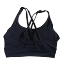 Women Solid Color Fitness Bra Tights Yoga Vest High Strength Shockproof Gym Sports Top Push Up with Chest Pad, Size L