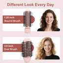 6 in 1 Hair Styler | Air Styling & Drying System | High Speed Blow Dryer Brush | No Heat Damage | Auto-Wrap Curlers, Oval Brush, Round Brush, Comb & Storage Bag