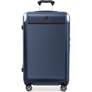 Travelpro Platinum Elite Hardside Expandable Checked Luggage, 8 Wheel Spinner, TSA Lock, Hard Shell Polycarbonate Suitcase, True Navy Blue, Checked Large 28-Inch