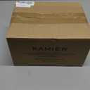 KAMIER Jewelry Boxes for Women, 2 Layers PU Leather Travel Jewelry Box, Large Capacity, Double Lock and Large Mirror, Hidden Necklace Hooks, Removable Dividers, Gift Box Packaging, Pink