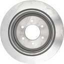 ACDelco Silver Rear Brake Rotor 18A1627A | GM 19261784 Brake Rotors for Select Ford F-150, F150 Heritage, Ford Lobo, Lincoln Mark LT, and more