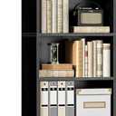 Casaottima 5-Tier Open Bookshelf and Bookcase, Floor Standing Display Storage Shelves for Living Room, Tall Book Shelf for Bedroom, Home Office, Dining Room, Black