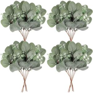 Bunch the eucalyptus stems with flowers 9 pcs