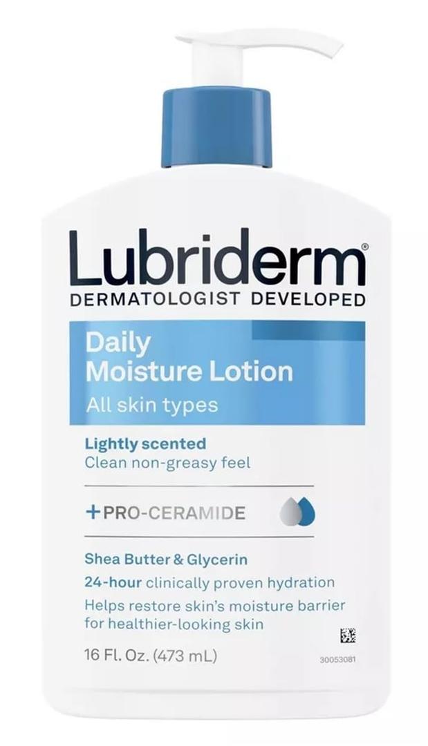 Lubriderm Daily Moisture Hydrating Body and Hand Lotion with Vitamin B5, Non-Greasy, 16 fl Oz
