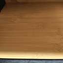 Double Layer Bamboo Bread Box for Kitchen Counter,Bread Holder,Countertop Bread Storage with Window (Black)