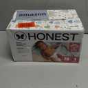 The Honest Company Comfort Dry Disposable Daytime Diapers for Sensitive Skin, Hypoallergenic, All the Alpacas + Turtle Time, Club Box Size 1 (8-14 lbs) 78 Count