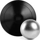 2 Pcs Shot Put Rubber Discus for School Track and Field Discuses for Outdoor Practice Throwing