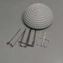 Water Agitator for Bird Bath, Battery Powered Birdbath Water Circulator & Bubbler, Waterproof and Quiet, Energy Saving Bird Bathtub Mixer for Patio, Garden, Pond Decoration