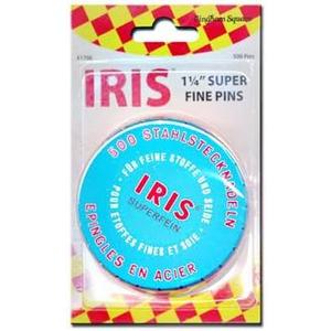 Iris Swiss Superfine Pins Tin of 500