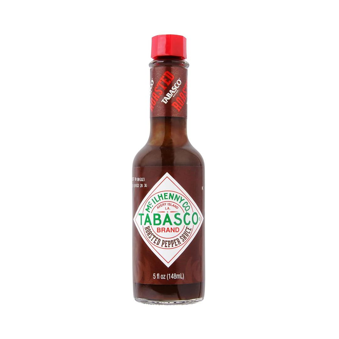 2 x TABASCO Brand Roasted Pepper Sauce, Rich & Savory Hot Sauce, Glass Bottle, Made with Vine-Ripe Red Peppers, Fresh Garlic & Onions, Great on Sandwiches & More, 5 Fl Oz (Pack of 1)