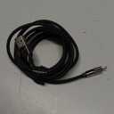 6 Foot Braided Nylon Micro Black Chrome USB Charge/Sync Cable