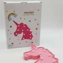 Pink Unicorn Marquee Battery Operated Light - 10" (1 Pc.) - Perfect for Unicorn-Themed Birthday Parties, Kids' Rooms, and More