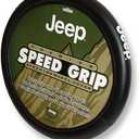 U.A.A. Inc. Car Truck SUV Black Grip Steering Wheel Cover - Speed for Jeep