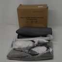 Outdoor Heated Cat House in Winter,Extremely Insulated & Weatherproof,Feral Cat Shelter with Waterproof Eaves & Escape Door for Outside Stray Barn Cat(Dark Grey,16.9"x12.6"x13.4")