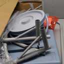 DMI Drop Arm Portable Toilet Commode, Extra-Wide Seat, 500 Pound Weight Capacity, Bucket with Lid Included, Adjustable Legs, Elderly Assistance Products, Grey