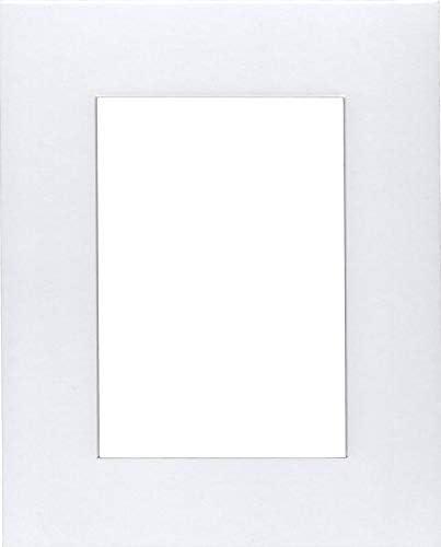 Pack of (2) 22x28 Acid Free White Core Picture Mats Cut for 18x24 Pictures in White