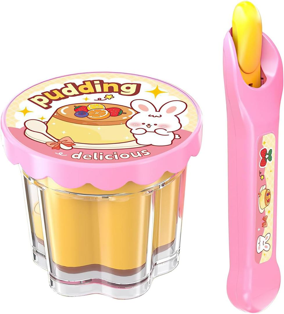 Pudding Feeding Toys for Dolls (1-Piece),Pretend Play Food 3 4 5 6 7 8 Year Old Girl Gifts Toys,Perfect for Doll Role Play for 3 4 5 6 Year Old Girls (Large)