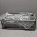 2-Pack 21.3 IN Depth Under Sink Organizer With Next-Gen Ball-Bearing Slides, Sophisticated Mesh 2-Tier Pull Out Shelf for Kitchen & Bathroom,Fits Small Items-Gun Gray