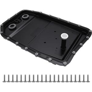 AUCERAMIC 6HP26 Transmission Oil Pan with Filter and Gasket Kit for BMW 745Li X5 24117571227 24152333903