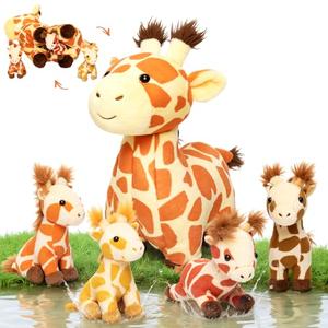 OUOZZZ Giraffes Stuffed Animals with Babies Inside Plush Toys Set Mommy and Little Giraffes Babies - Gift Present Toys for Girls Boys Kids Toddler Infant OUOZZZ Giraffes Stuffed Animals with Babies Inside Plush Toys Set Mommy and Little Giraffes Babies - Gift Present Toys for Girls Boys Kids Toddler Infant