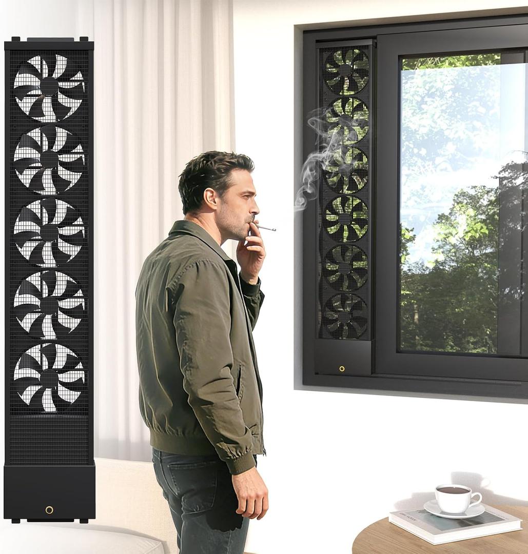Vertical Window Fan for Sliding Windows (85~90cm/33.5~35.4in)
