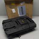 Folding Hand Truck 500lbs, Portable Heavy Duty Dolly Cart, 6 Wheels Collapsible Luggage Cart with 2 Elastic Ropes - Compact Trolley Cart for Easy Moving - Ideal Hand Cart for Travel and More (17, Black)