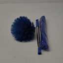 Cobweb Duster with Extension Pole, Washable Cleaning Duster Kit with 2 Duster Heads, Cobweb Duster, Corner Brush, 15-100 Inch Long Aluminum Telescoping Pole for Ceiling Fan (Blue)