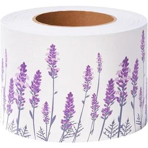 Peel and Stick Wallpaper Borders Wall Borders Window Trim Molding Mirror Frame Kit Wall Panel Bulletin Board Borders Purple Lavender 10 X 500cm