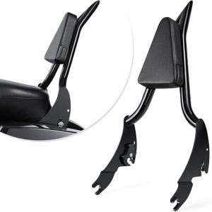 Amazicha Backrest Sissy Bar, Integrated Passenger Sissy Bar, Quick Release Detachable Backrest Fit for Harley Davidson Touring Road King Road Glide Street Glide Electra Glide 2009-2024, Black (26inch)