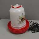 6L Chicken Waterer Heated for Winter Chicken Water Heater wiith Adjustable Leg Support 35W BPA-Free Heated Poultry Waterer Heavy Duty All in One Heated Waterer for Chicken Coop