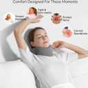 Neck Brace - Memory Foam Neck Brace for Neck Pain and Support, Adjustable Cervical Collar Keep Vertebrae Stable, Relief of Cervical Spine Pressure, Ideal for Travel, Workers & Neck Injury Recovery