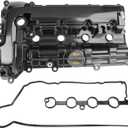 Aluminum Engine Valve Cover Compatible with 2013-2022 Mazda 3 CX-3 CX-5 2.0L L4 Gas Replace PE7W10210 PE0210210