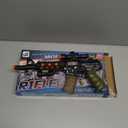 Toy Machine Gun Light Up Toy with LED Lights & Sound Effect & Barrel Telescopic Actions, Pretend Play Props Toy Guns, Gifts for Boys Kids (Batteries Not Included) (JQ211)