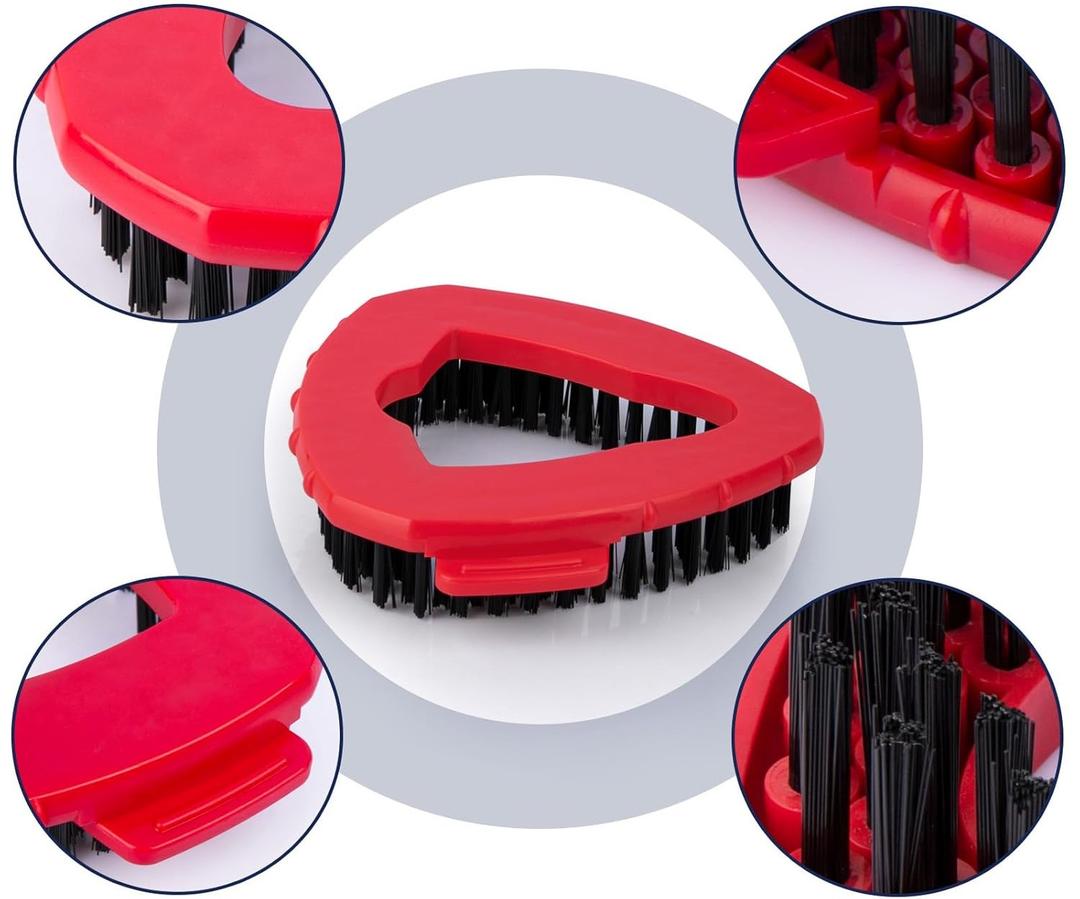 Scrub Brush, 180 Degree Rotating Design, Floor Scrubber Replacement Head, Nylon Bristles for Spin Mop, Bathroom, Kitchen, Tile, Shower, Floors, Hard Surfaces, Countertops, Homeowne