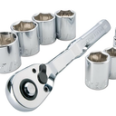 CRAFTSMAN Mechanics Tool Set with 72-tooth Low Profile Ratchet, SAE, 3/8 Inch Drive, 10 Piece (CMMT34563)