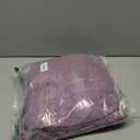 BOURINA Light Lavender Throw Blanket 50x60 Inches Throw Textured Solid Soft Sofa Couch Decorative Knit Blanket