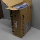 CozyLux Queen Comforter Set Navy Blue, 3 Pieces Solid Comforters Queen Size Breathable Bedding Sets, Luxury Soft Lightweight Bed Set with Down Alternative Comforter and 2 Pillowcases for All Seasons