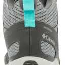 Columbia womens Granite Trail Mid Waterproof (10.5, Titanium Grey Steel/Bright Aqua)