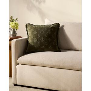 Loloi Chris Loves Julia Darla Collection PCJ0025 Navy 18'' x 18'' Cover Only Pillow