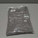 2 x Womens Cap Sleeve T Shirts V Neck Casual Tops Oversized T-Shirt Summer Trendy Lightweight Loose Fit Basic Tees (Gray, XL)