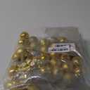 1.57" Gold Christmas Ornaments for Christmas Tree 36 Pcs Mini Shatterproof Balls Christmas Tree Decorations Small Xmas Ornaments Balls with Hanging Loop for Wedding Holiday Party Wreath Home Decor