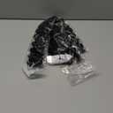 KRALER Feather Crochet Hair Extensions for Women 18 Inch 100 Strands Miracle Knots Feather Crochet Hair Pre-Separated Invisible Synthetic Curly Deep Wave Crochet Hair(100strands Natural Black) (1b)