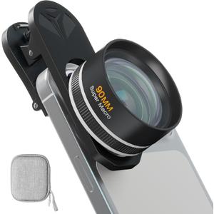 90mm Macro Lens for Smartphone, 10X Phone Lens for iPhone & Android