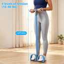 Pedal Resistance Band with Handle,4/6/8 Resistance Levels Elastic Pull Rope, Portable Fitness Bands for Leg Butt Training, Home Gym, Yoga, Pilates