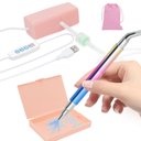 Electric Diamond Art Pen for Diamond Painting, Vacuum Art Painting Pen with Storage Tray,Effortless & Powerful Performance.G (Ordinary, Purple)