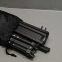 Folding Camping Table - Small Outdoor Table with Storage Bag - Adjustable Height 14.2'' & 18.9'', Portable Lightweight Aluminum Foldable Side Table for Picnic, BBQ, Beach & Tailgating