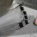 Muzata 10Pack 6.6FT/2M Upgraded Excellent Spotless LED Channel Silver Deeper LED Strip Diffuser Channel with Thicker Milky White Cover No Hot Spots U109 WW 2M